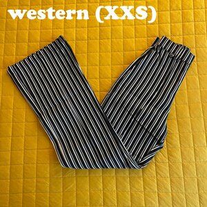 Big Bud Press Frontier Black Stripe Western Pants